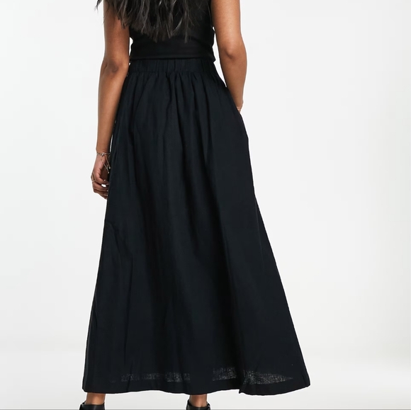 Abercrombie & Fitch Black Maxi Skirt - Picture 3 of 5